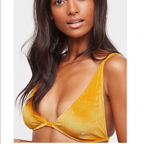 Free People Other - NWT Free People Magic Hour Soft Velvet Bralette